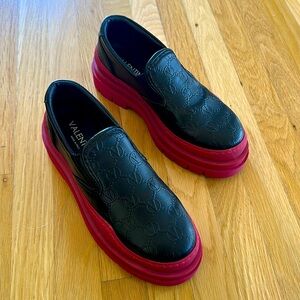 Valentino sneaker loafers, size 8